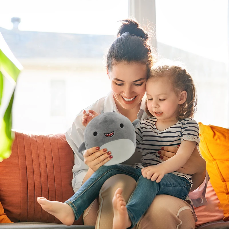 Creative Design 20CM Soft Elastic Plush Logo Customized Shark Plush Dolls Toy Animal Children Toys Cute Plush Toys