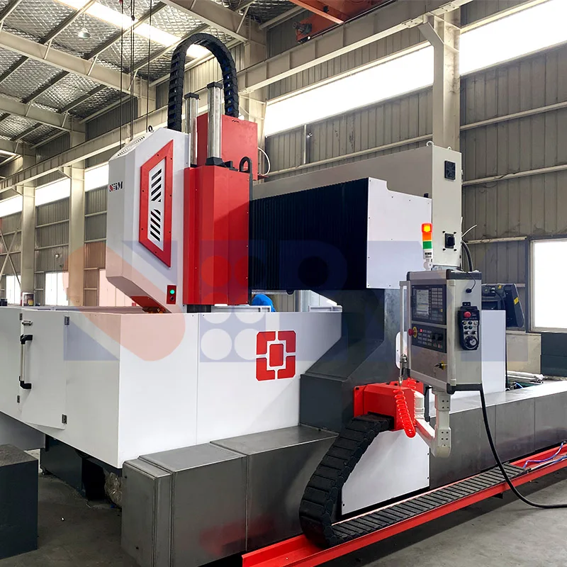 Raintech  Gantry Movable Automatic CNC Steel Plate Drilling Machine With Cooling Liquid Recycling.
