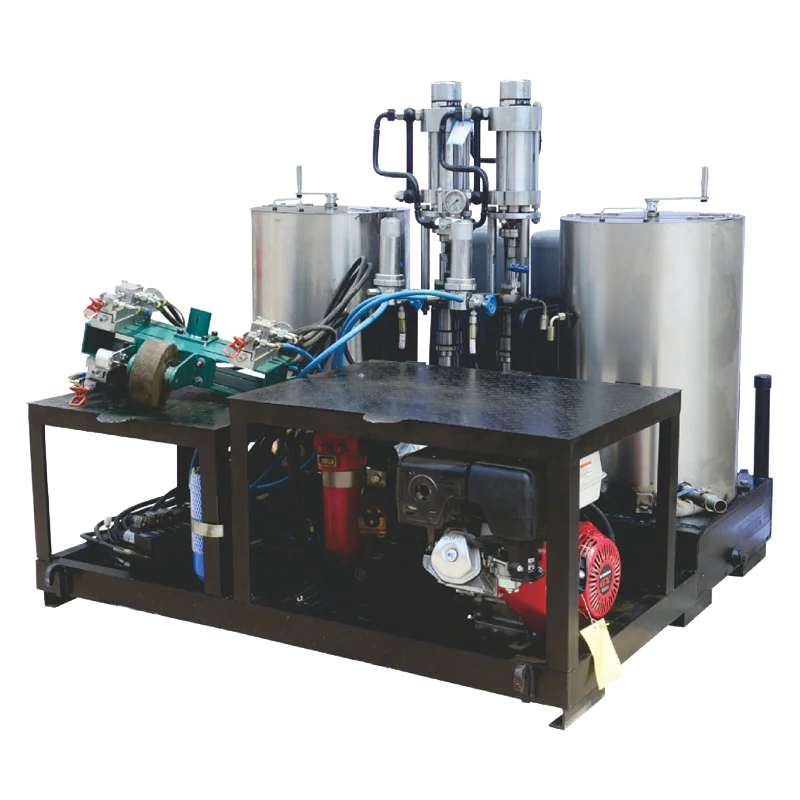 double cylinder truck mounted cold paint road marking machine