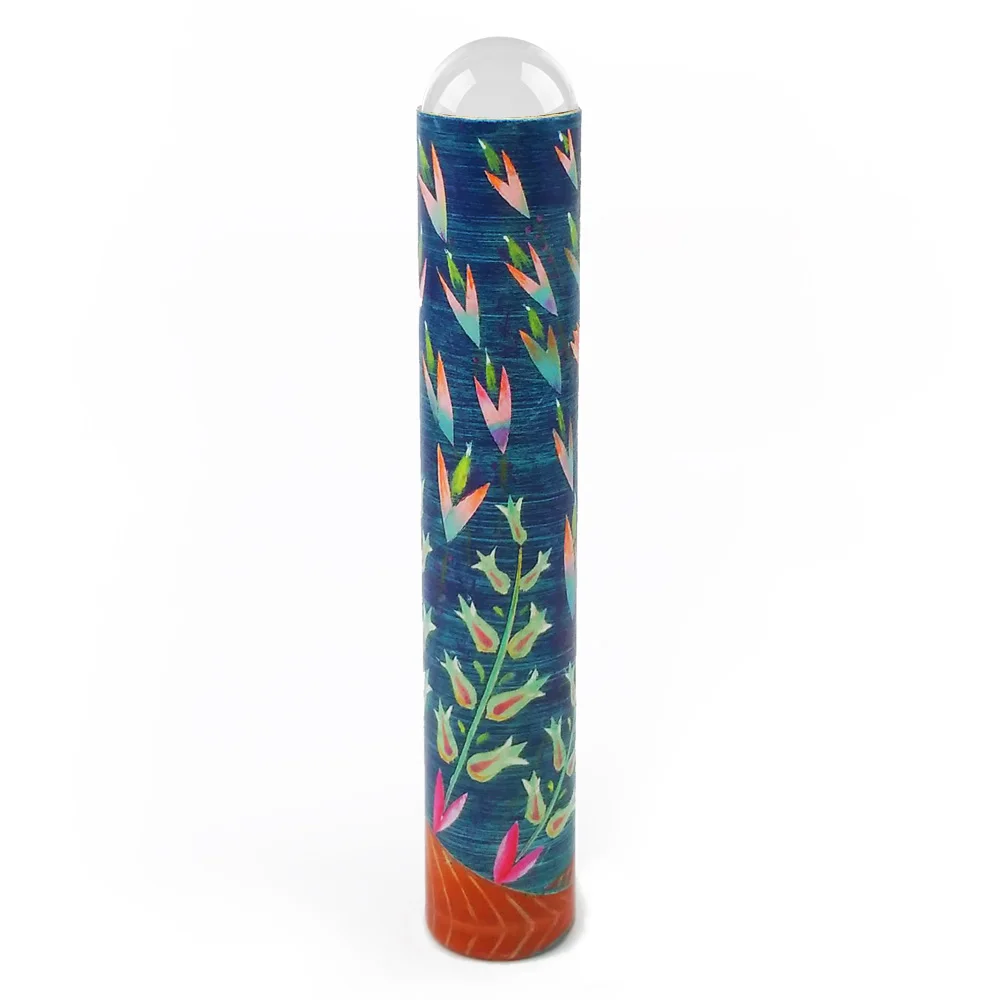 Игрушка-калейдоскоп HonGe, цельная конструкция с индивидуальной печатью, прошедшая EN 71, бумажный калейдоскоп, хрустальный шар