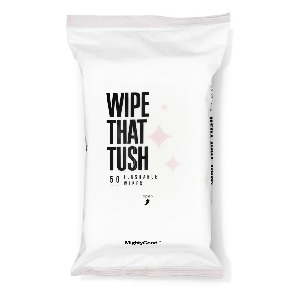 Custom Logo Biodegradable Water Intimate Body Vagina Care Wipes For Women Adult Toilet Flushable Yoni Hygiene Feminine Wet Wipes