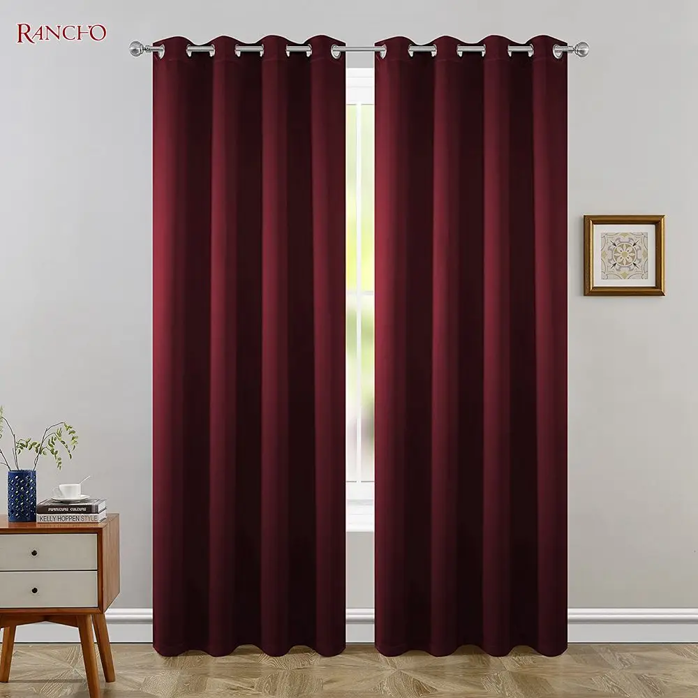 American style wholesale ready bedroom modern blackout fabric curtain for windows living room hotel curtain wholesale factory