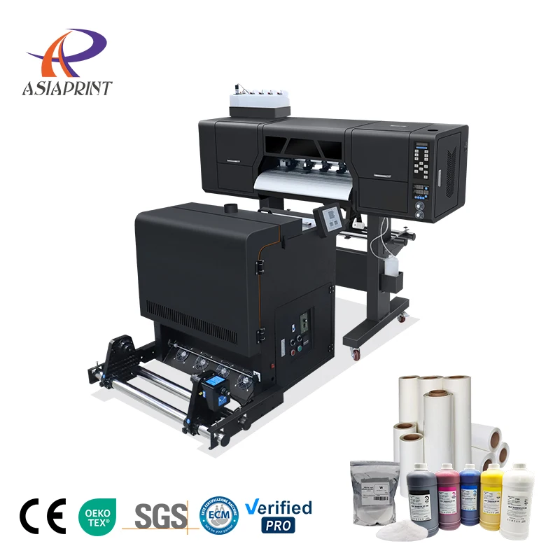 New dtf white ink printer black with dual nozzles and shaking machine set