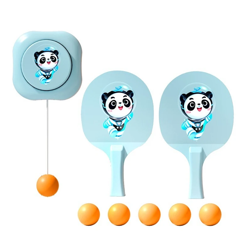 New design children interactive game toys indoor hanging table tennis trainer portable set touch height jump trainer
