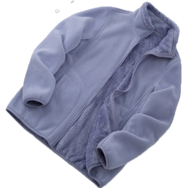 Autumn and winter new warm fleece warm jacket outdoor couple models for men and women