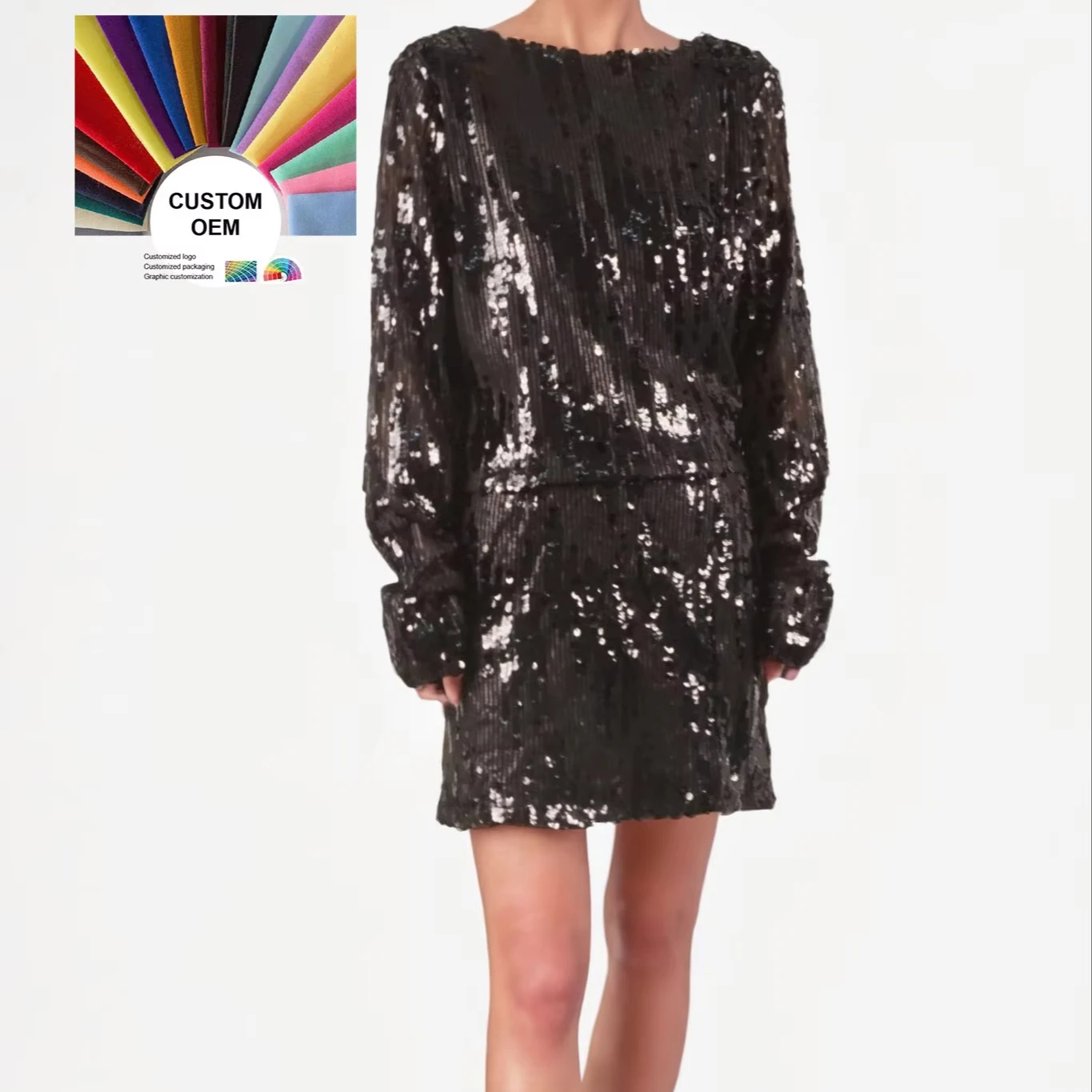 Элегантные стильные вечерние платья черного цвета с коротким рукавом и длинным различных размеров для женщин