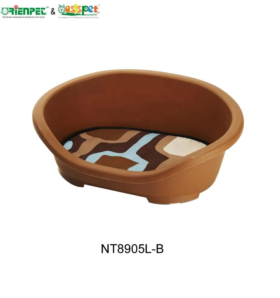 ORIENPET & OASISPET Plastic dog bed with mat Ready stocks NT8905L-B Pet bed products
