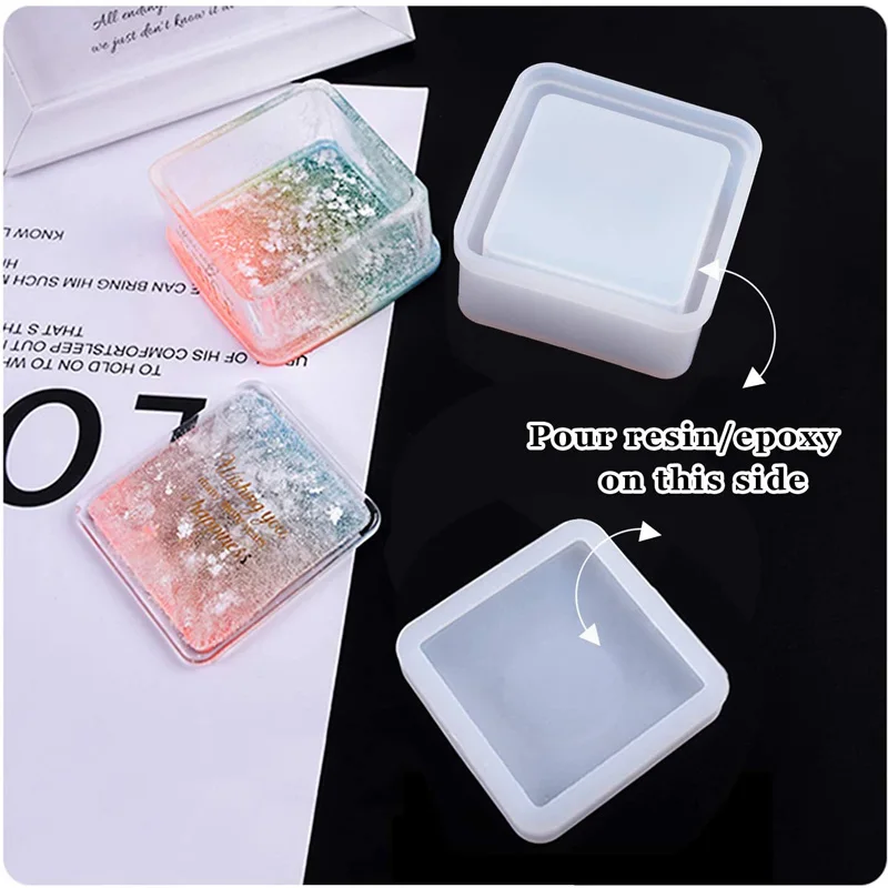 DIY Jewelry Craft Supplies High Quality Handmade Silicone Molds for Resin Casting Custom Opp Bag Multifunction Silicone Moulds