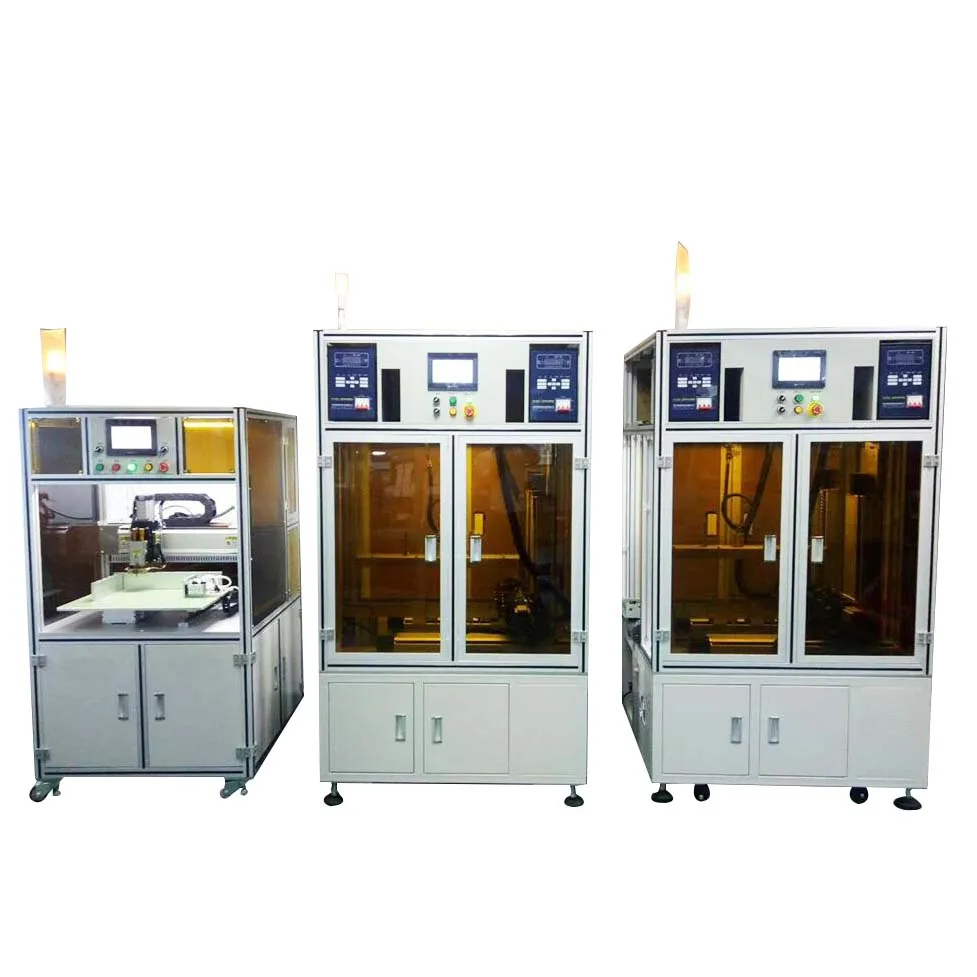18650 CNC Lithium Ion Battery Cell Pack Assembly Line Electrode Spot Welding Machine Double Sides Automatic Tab Welder