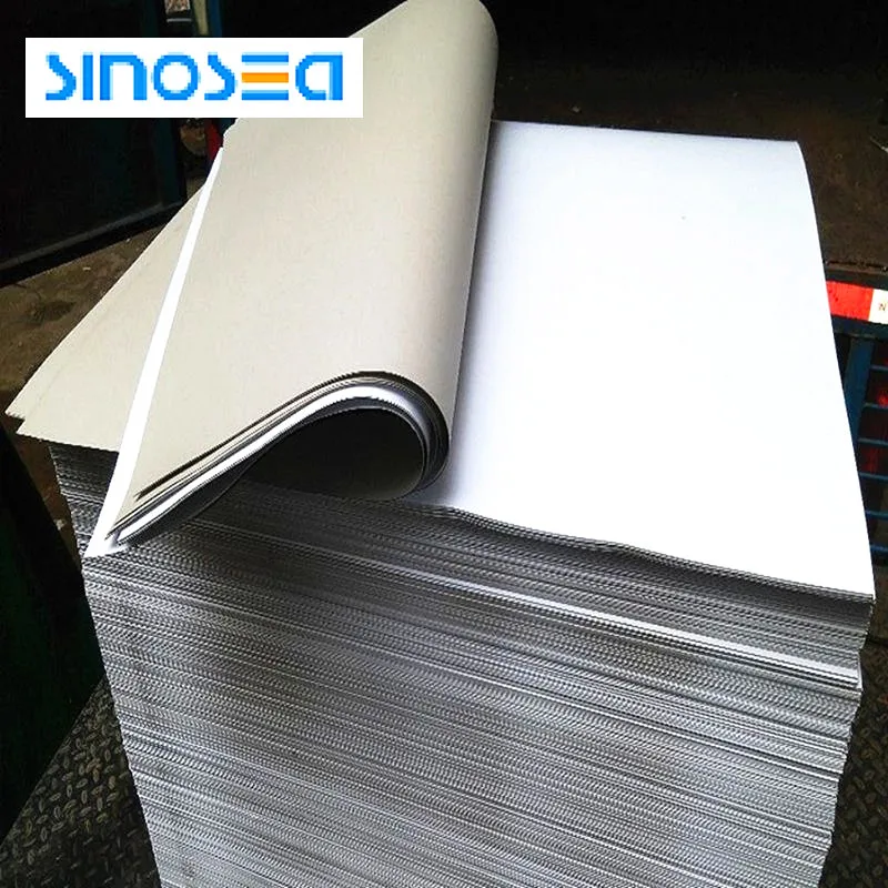 
Bleached Wood Pulp 300 gsm Duplex Board Paper Grey Back 