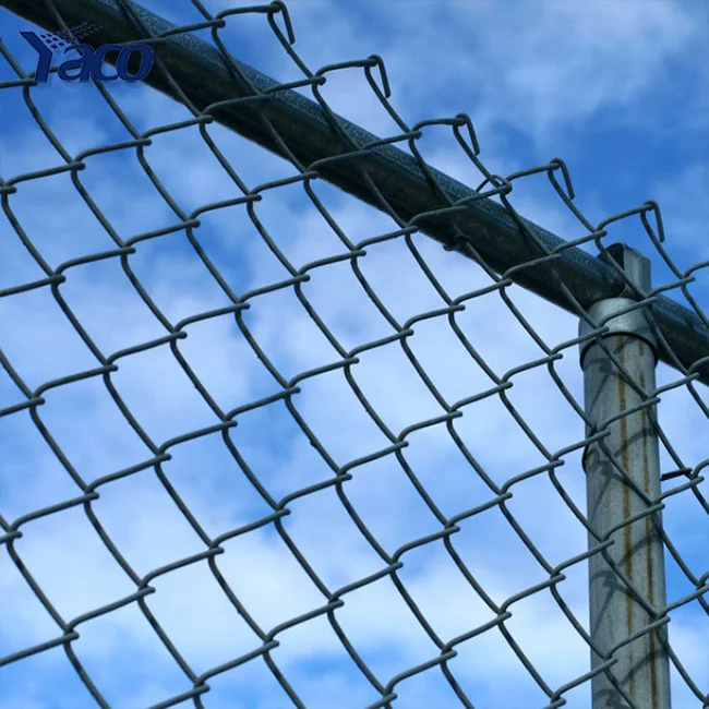 10 swg 50mm pvc coated galvanized chain link fence