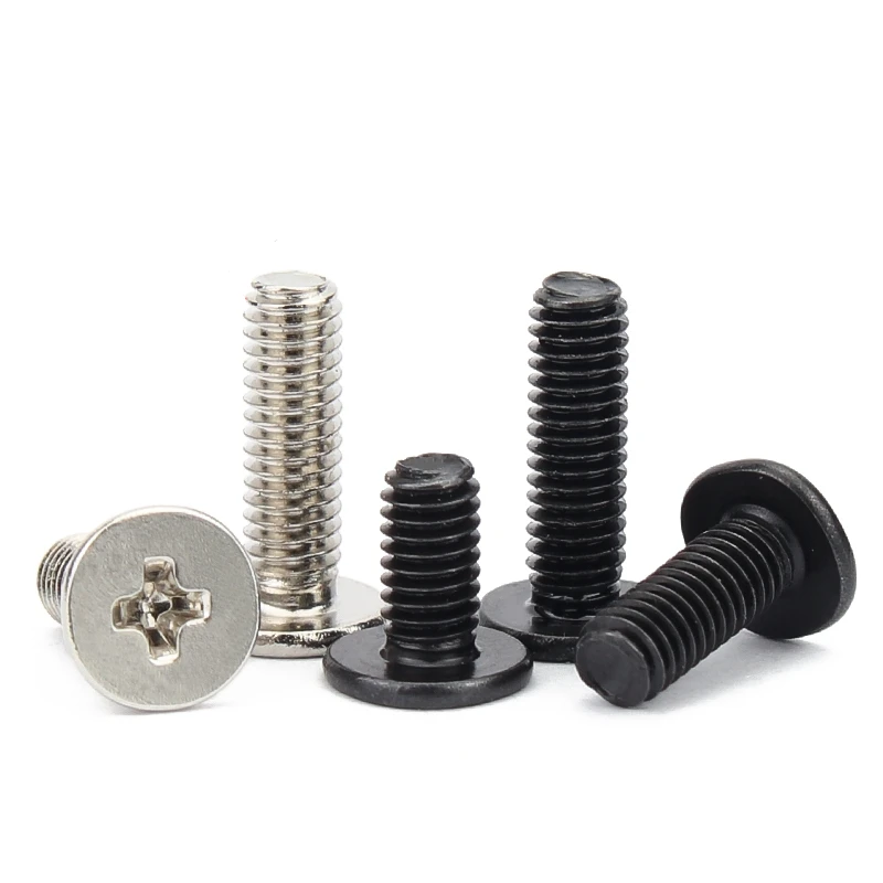 CM M1.2 M1.4 M1.6 M2 M2.5 M3 Mini Micro Cross Phillips ультратонкий низкий болт с плоской головкой для очков ноутбуков и телефонов
