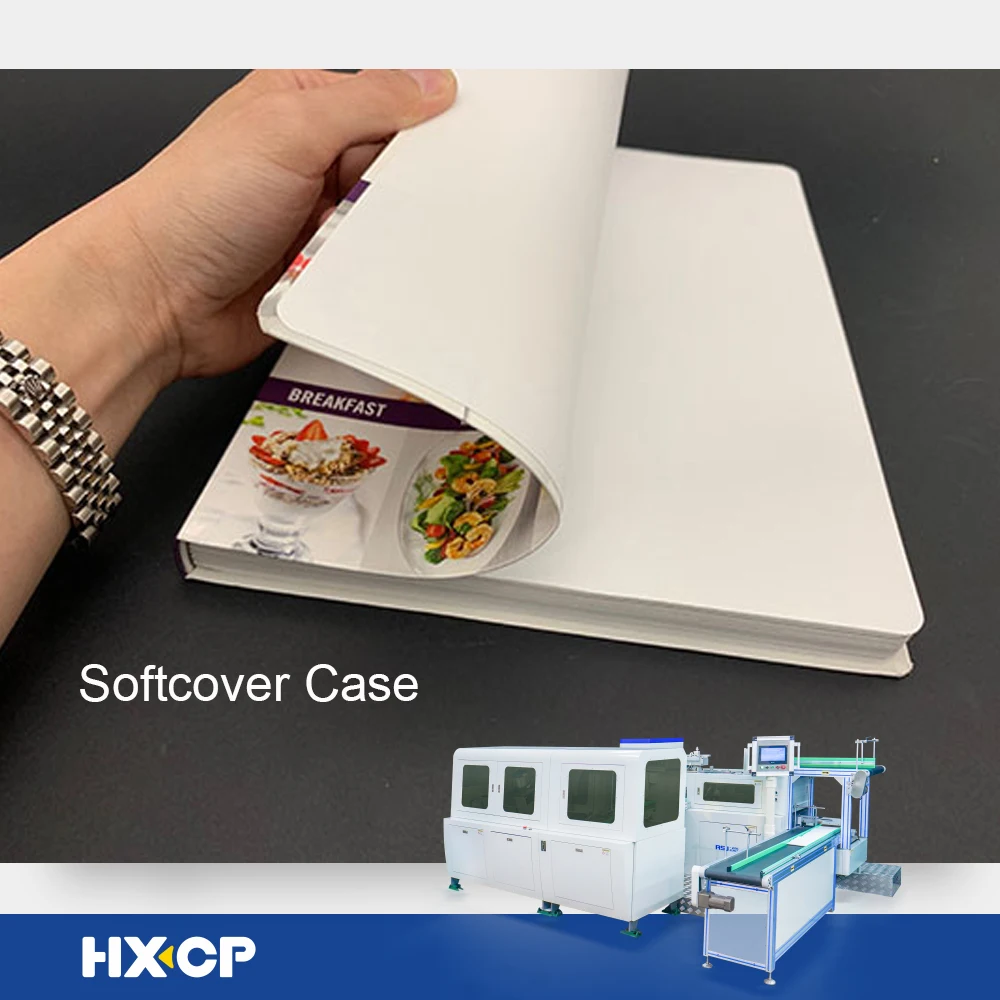 HX360 Hardcover Notebook Casing-in Machine Post-press Manufacturer Flat Back Paperback Hardcover Binding Notebook Volume