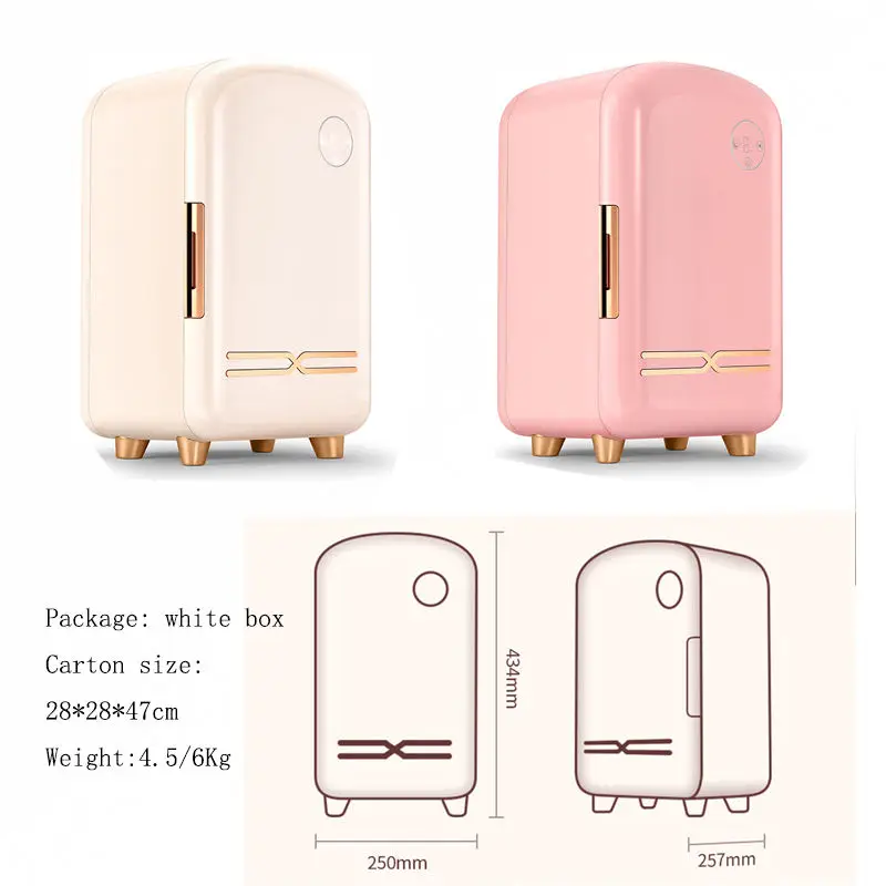 Home fridges 12 Liter Mini Beauty Fridge Refrigerator for Skincare and Cosmetics