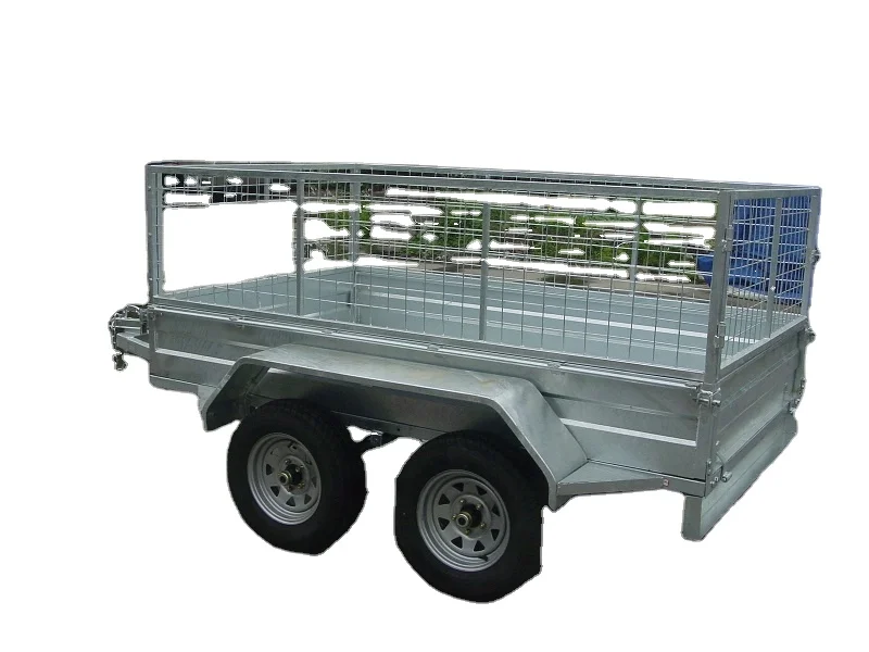 Manufacturer and Factory Supply cage trailer / Tandem box trailer CT0080E