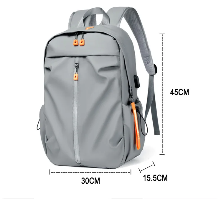 Waterproof new Durable casual laptop large capacity mochila men school bag  backpack with USB