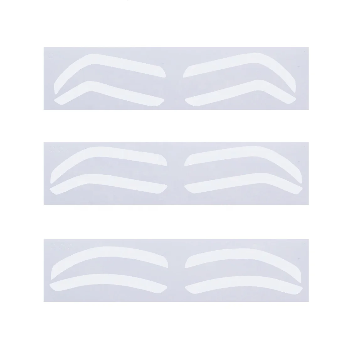 Airbrush Eyebrow Border Auxiliary Sticker Stencil template Brow Mapping Shape Tape Tattoo Eyebrow Auxiliary Stickers for Tinting