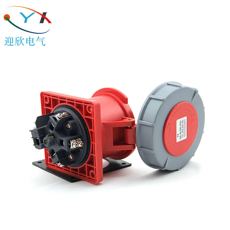 industrial socket 63a 125a waterproof industry plug and female industrial socket