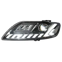 Upgrade full LED dynamic Headlight headlamp For Audi Q7 2006 to 2015 assembly head light head lamp plug and play