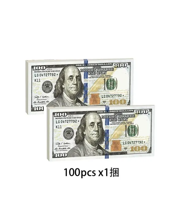 2023 Fast Delivery Realistic Movie Video Paper Props Money Magic Show Props 100 Dollars Bill Money