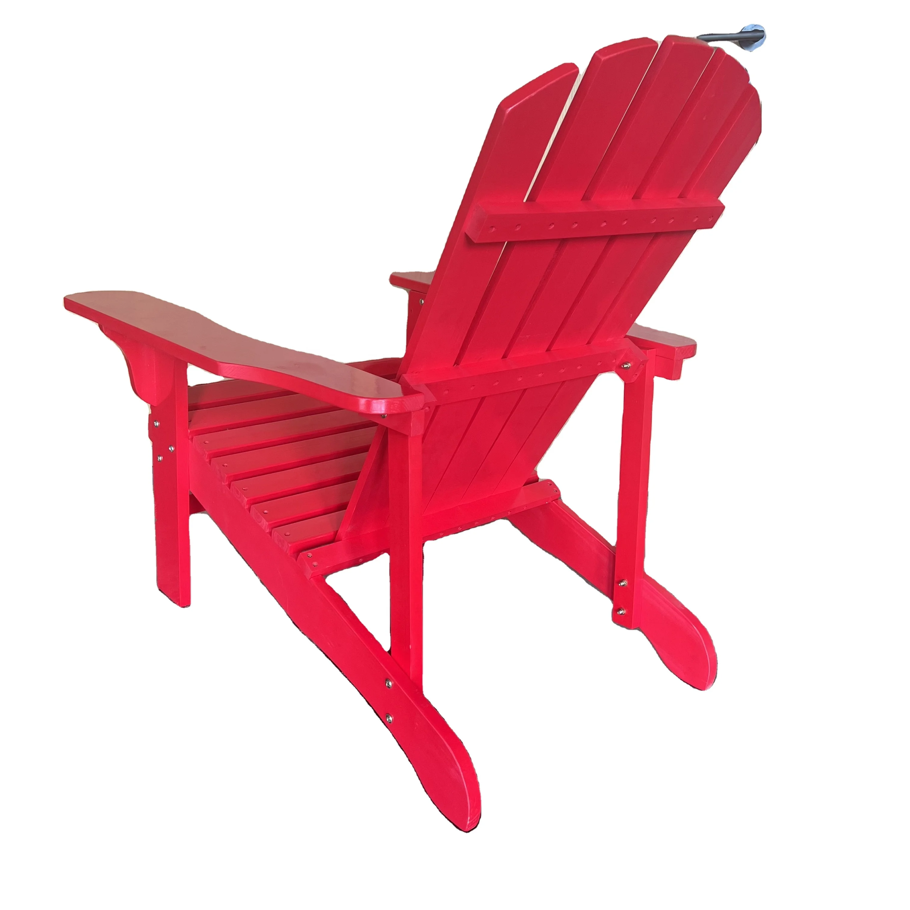 Современный уличный садовый деревянный складной пляжный стул Adirondack