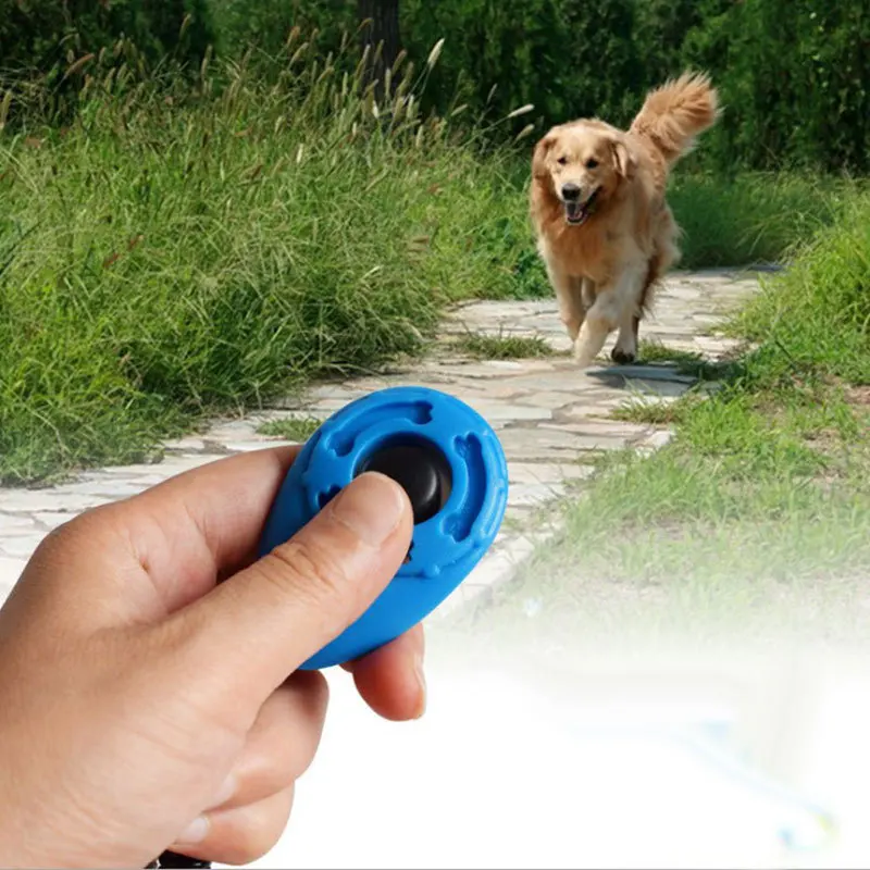 Personalized Plastic Pet Cat Dog Training Whistle Strap Dog Trainer Clicker