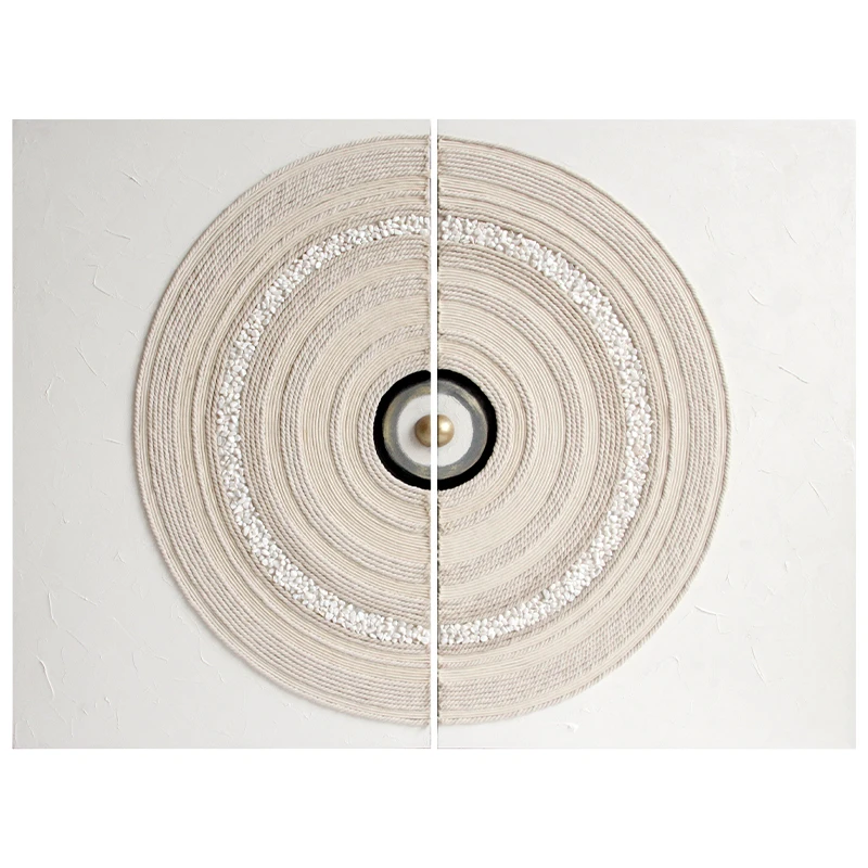 Interior Design Home Decor New 2024 Simple Abstract Handmade Texture Relief Painting and Wall Arts Modern Mixed Media Artwork