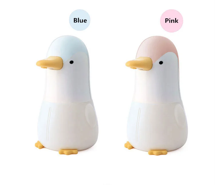 Home appliance 400ML  Rechargeable touchless Cute Smart Automatic Infared Sensor Kids Hands Free duck Foam Soap Dispenser
