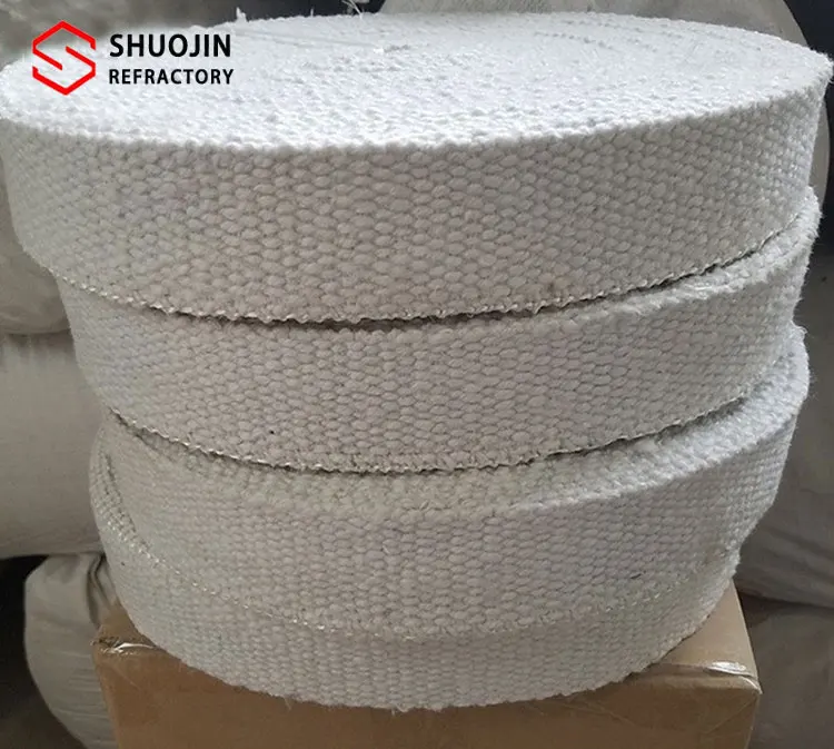 1260C Ceramic Fiber Tape Supplier of Insulation Ceramic Fiber Textiles Ceramic Fiber Yarn