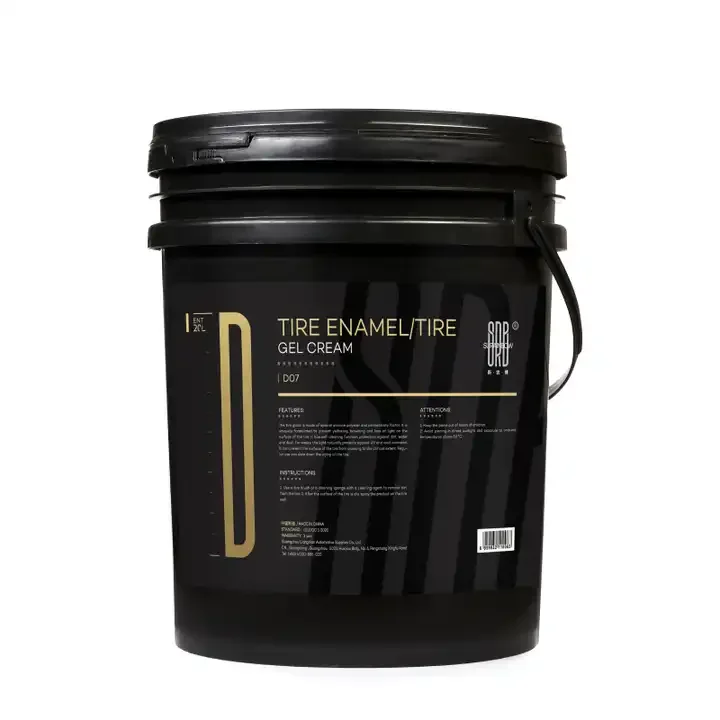 Surainbow car care brightener custom wholesale car shine tire polish silicone tire shine gel