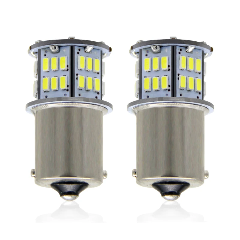 Hot Sales LED Turn Singal Brake Light T20 S25 1156 1157 3014 54SMD 1156 LED Bulb  LED Auto LED Interior Light Car