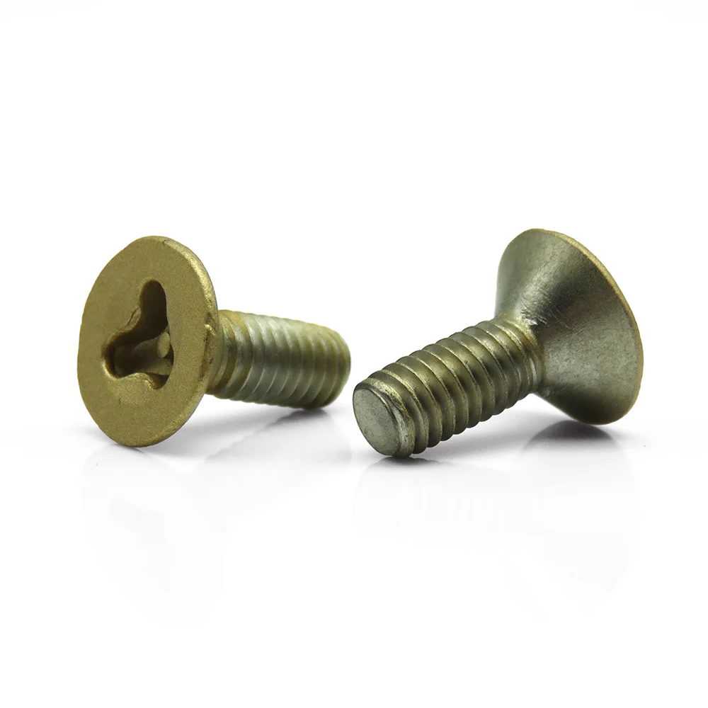Custom Countersunk Head Y-slot Security Screws