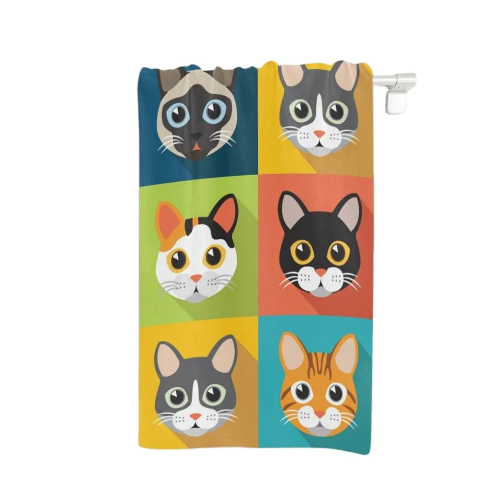 Ready to ship 64 X 32 inch Digital Custom printed Bath Towel customs design discount