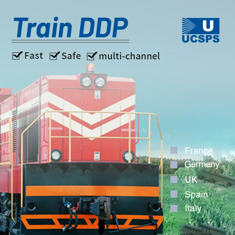 Railway forwarding agent ddp logistics service from China to Poland Germany