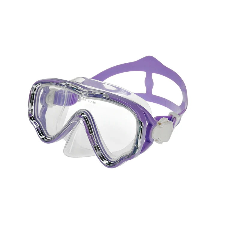 Beach Frameless Diving Mask Hot Sale in China, Easy to Wear High Quality Silicone Diving Goggles Adult Scuba Diving Mask Fashion