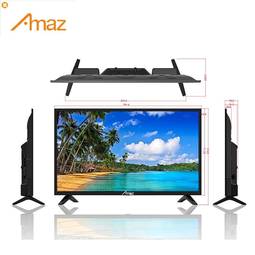 Заказной китайский завод 4K UHD плоский экран TV LCD LED Smart Android