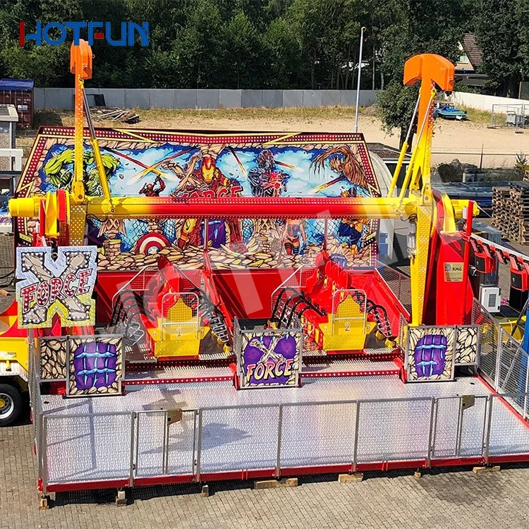 Importing Theme Park Games Amusement Park Rides Extreme Trade Manufacturer Attraction Manege Top Spin Ride From China