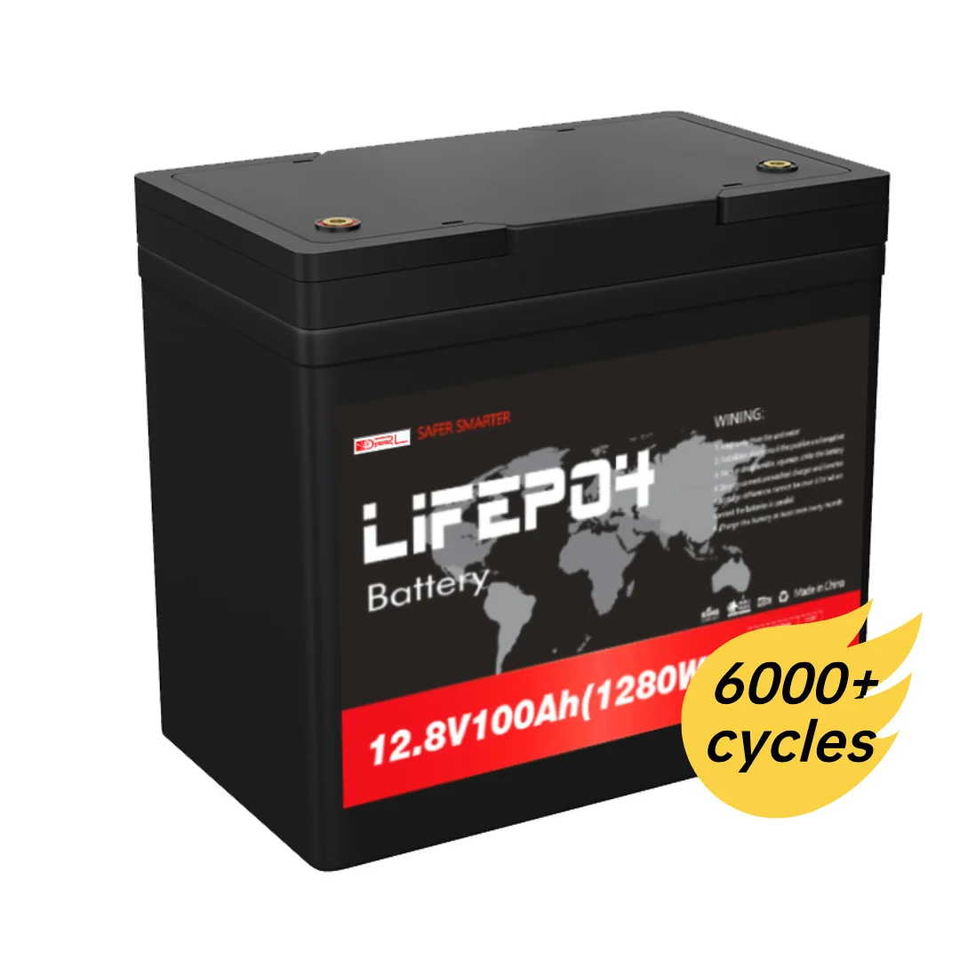 Derun 6000 Cycles 12V Li-Ion Lithium-Ion Battery 100Ah 200Ah 300Ah Solar Battery Lead Acid Replacement For Solar System