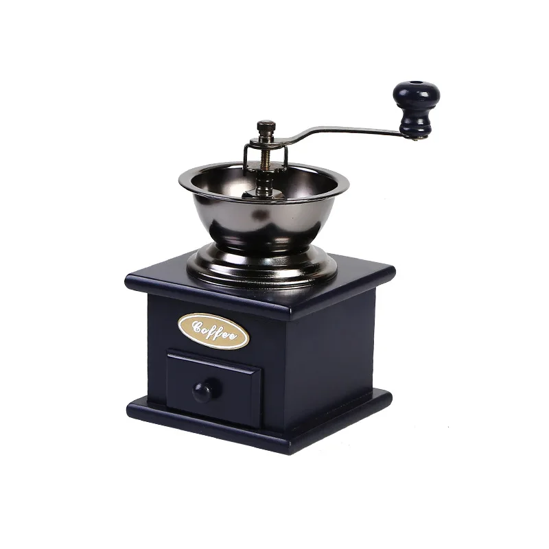 Innovative products 2024 Retro wooden coffee grinder hand-cranked coffee grinder pepper grinder manual coffee machine portable