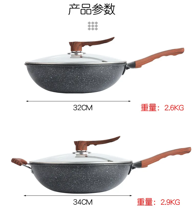 Chief Kitchen cookware Round Die Casting Stone Non-stick Pan
