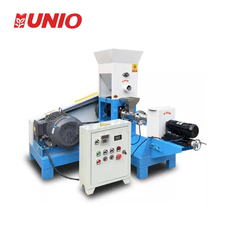 Factory Floating Fish Feed Pellet Machine Price / Fish Feed Making Machine / Dog Feed Extruder For Pet Feed With Twin Screw