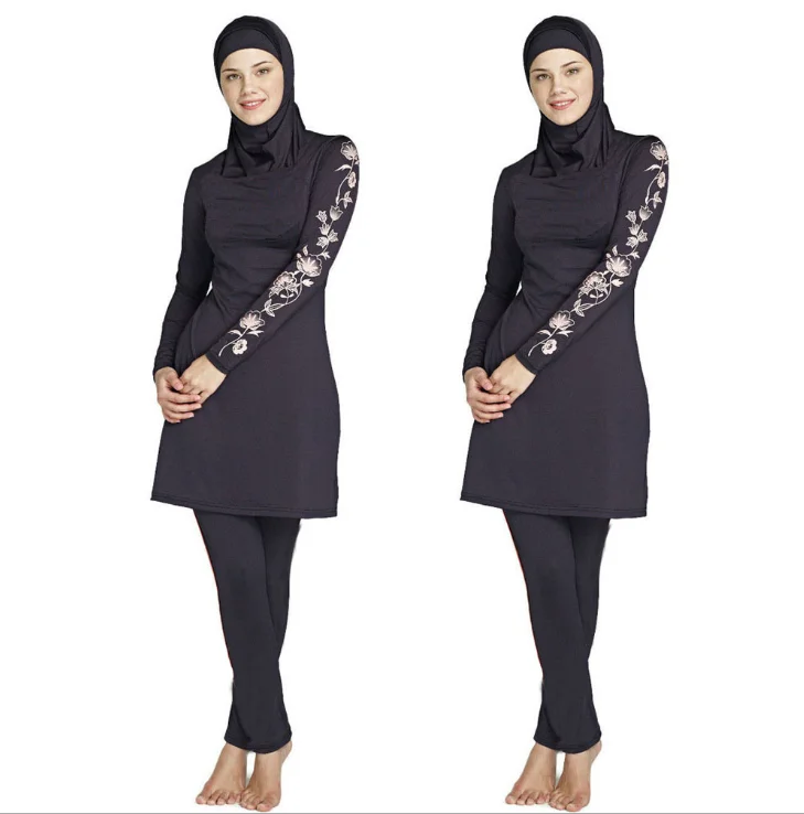 Wholesale Low Quantity Woman Bath Swim Suit Islamic Hijab Muslimah Swimwear Swimsuits