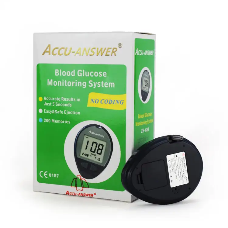 professional manufacturer biochemistry analyzer blood glucose analyzer with blood group test kit glucose meter