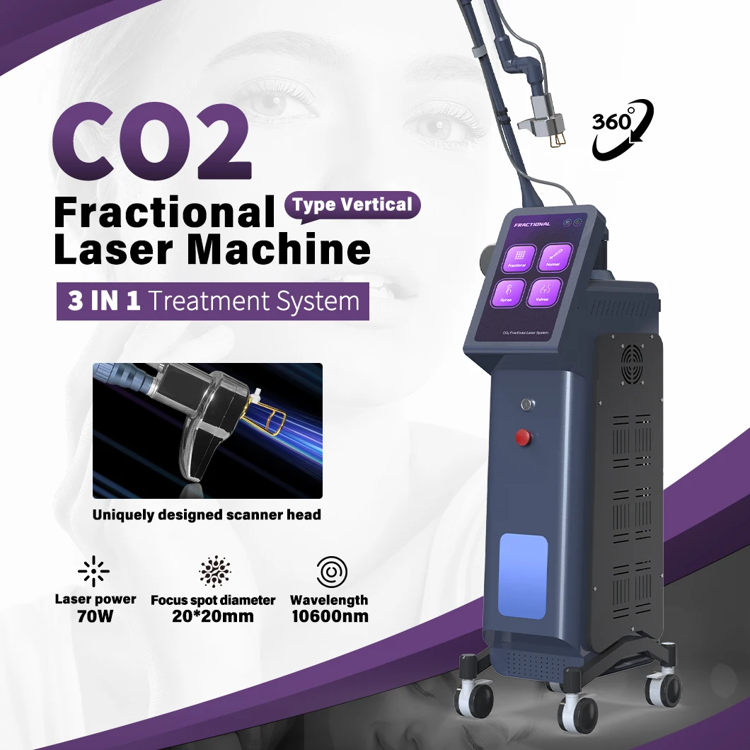 2024 Professional Fractional CO2 Laser Beauty Machine Price OEM Vaginal Treatment Marks Removal CO2 Fractional Laser Machine