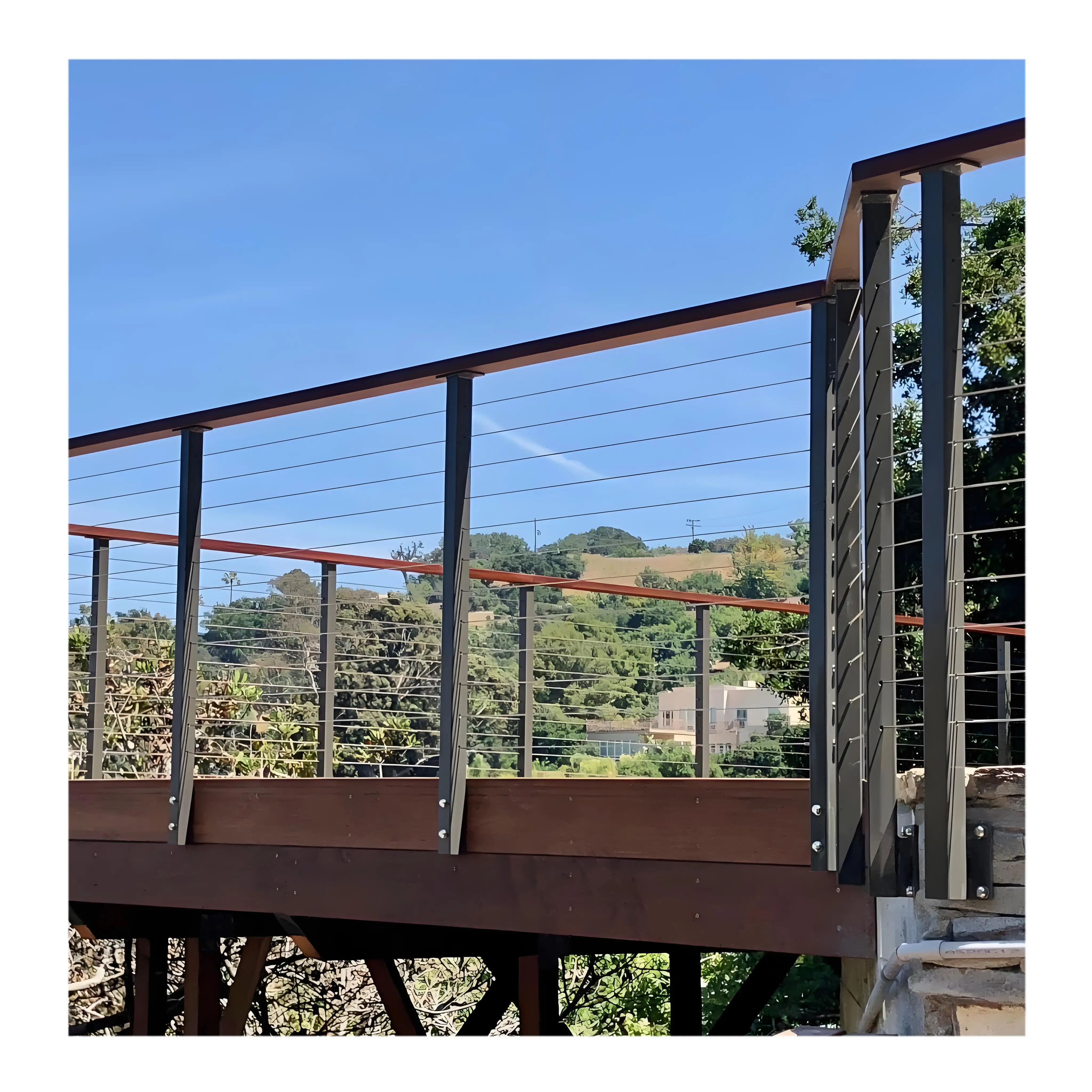 Premium Stainless Steel Cable Balustrade for Deck, Staircase and Balcony Applications