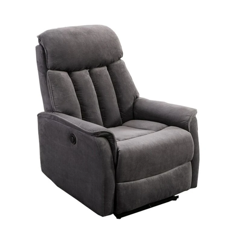 Upholstered Fabric Manual Recliner Chair with Padded Seat Backrest