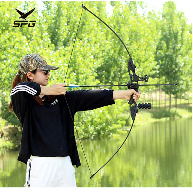 SPG Archery Shooting Complete Survival Bow Takedown Recurve Bow Hunting for Beginners