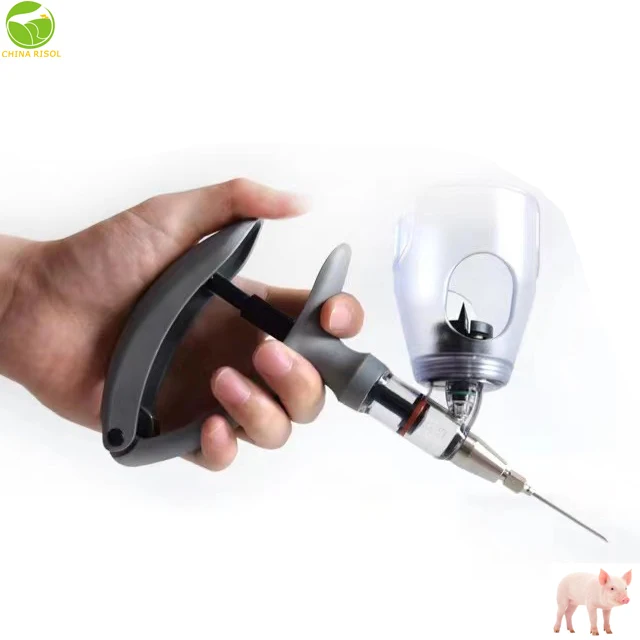 Veterinary Syringes  Plastic Steel Syringe for pig cattle chicken