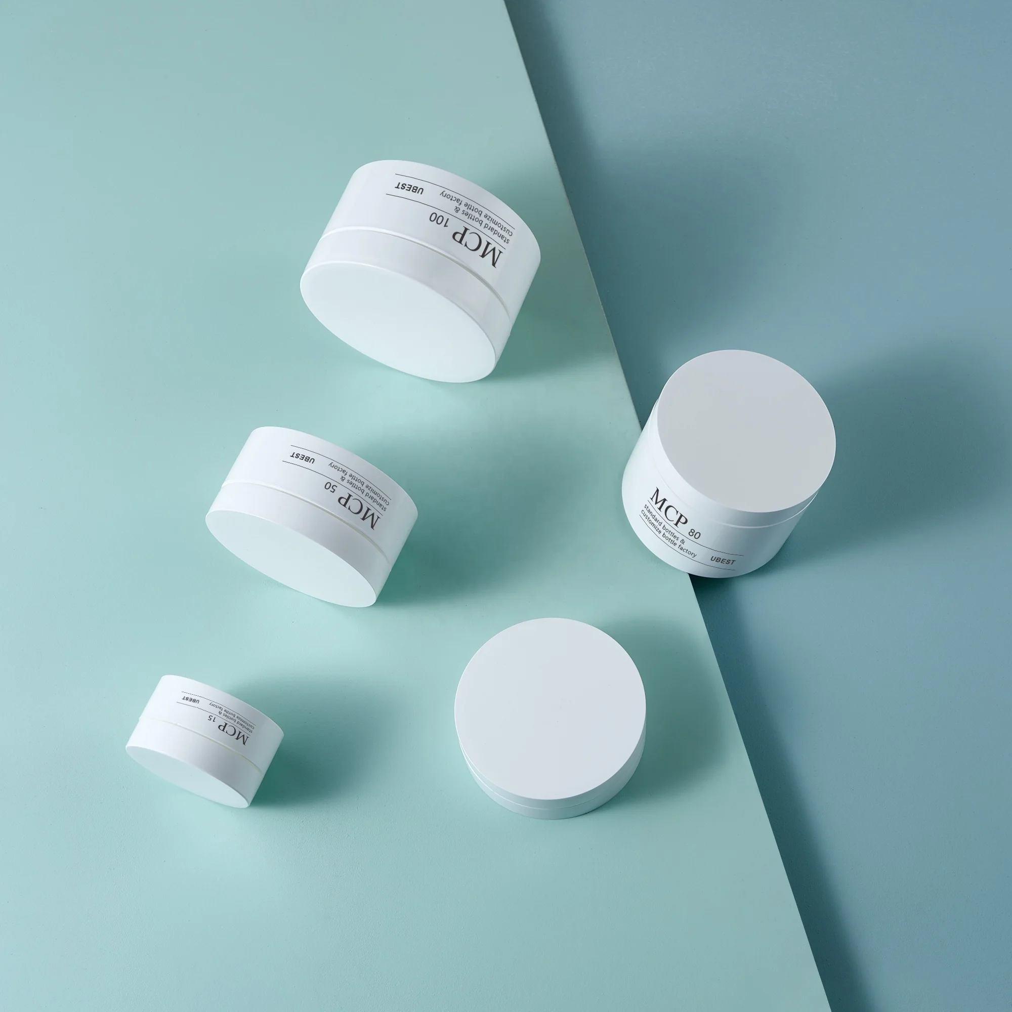 Manufacture Empty Plastic Face Cream Jars Body Scrub Cosmetic Packaging Serum Lotion Containers