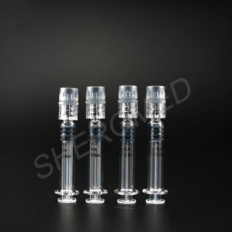 New Product Hot Selling Glass Syringe Packaging Filler Syringe